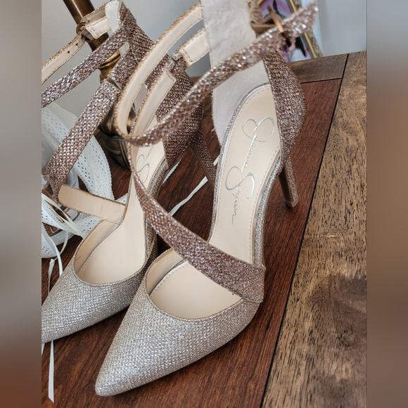 Jessica Simpson Sparkle Ombre Heels - Picture 3 of 15